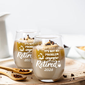 Futtumy wine glass for office farewell celebrations