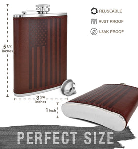 Future Hydrate compact 8oz flask ideal for travel and hiking