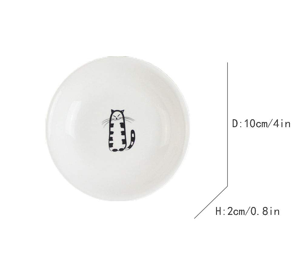 FUYU small cat dish close-up, ideal for garnish and condiments at table.