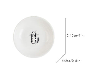 FUYU small cat dish close-up, ideal for garnish and condiments at table.