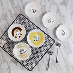 FUYU ceramic side dish for dips, sauces, and small bites.