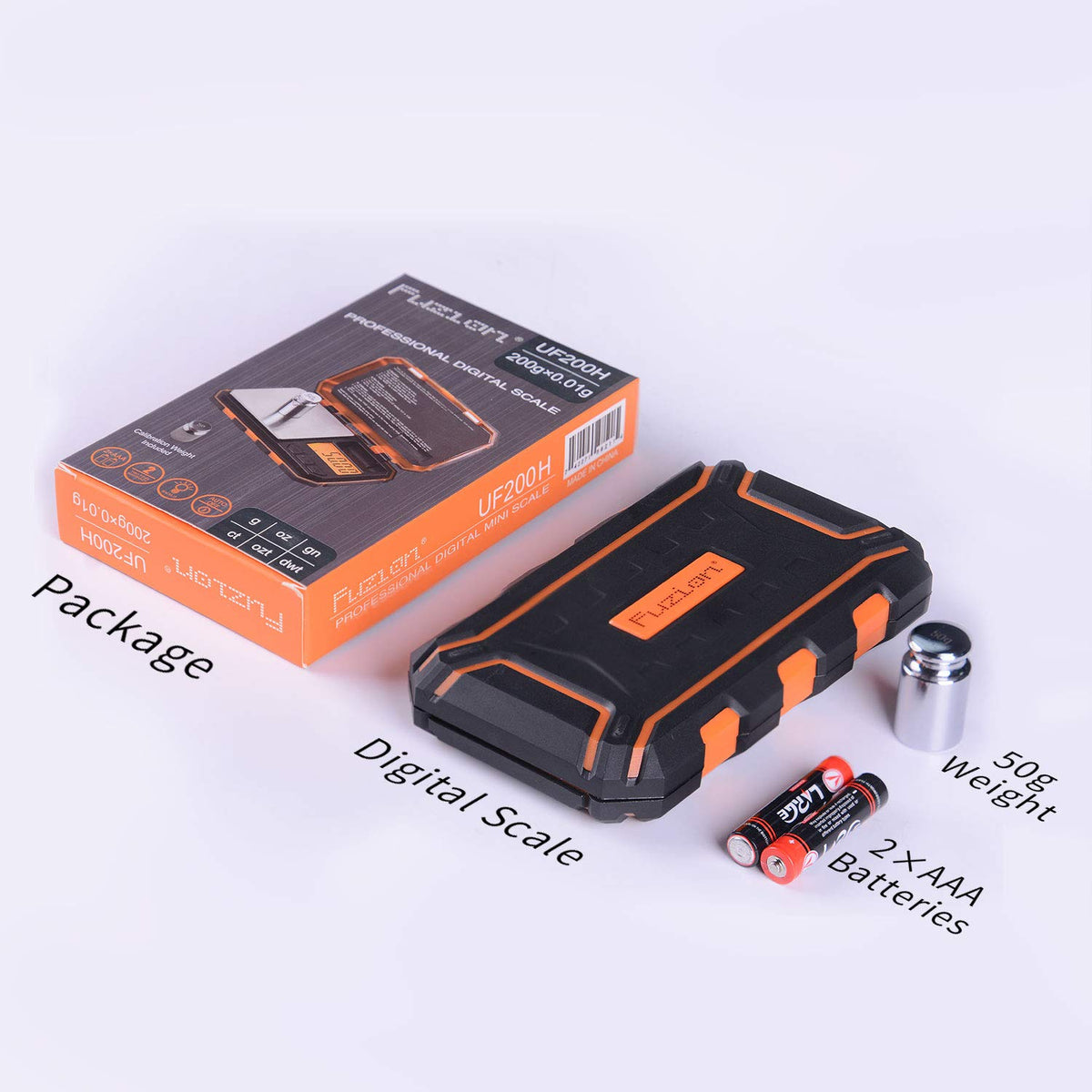 Fuzion pocket scale comes with 2-year warranty and support.