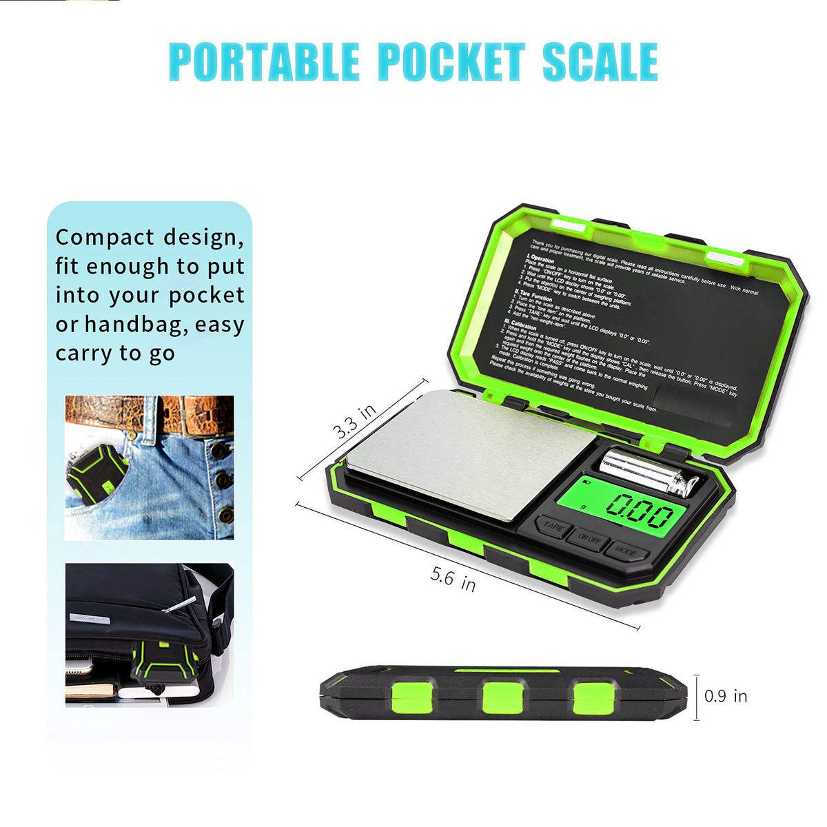 Tare function on Fuzion scale zeros containers before weighing