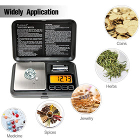 Fuzion pocket scale durable ABS shell protects against daily wear.