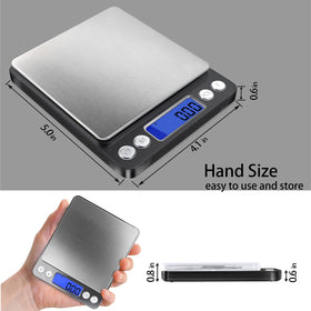 Fuzion precision scale pre-calibrated and ready, auto-off feature on