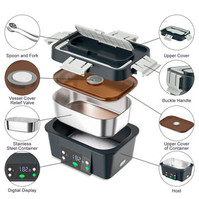 FVW removable stainless steel container is dishwasher safe for easy cleanup.