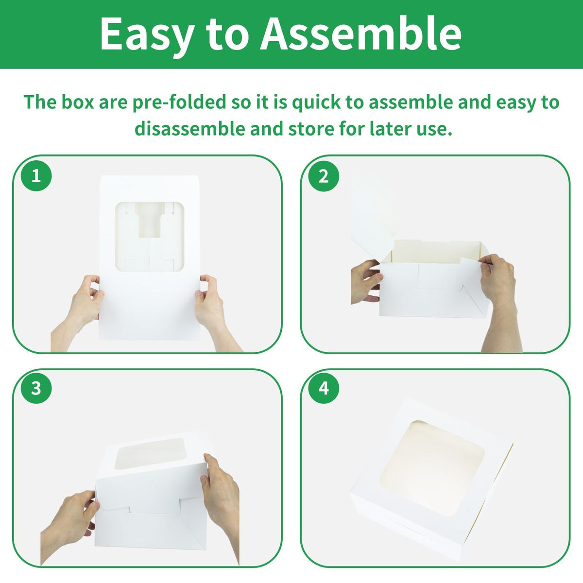 fwipiyo white box with handmade love stickers for decoration