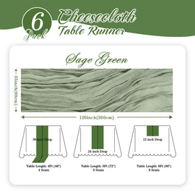 Fwxdbwyl 120-inch length covers large dining setups with graceful flow.