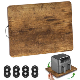 Fxacyem appliance slider in rustic brown eases moving heavy coffee makers