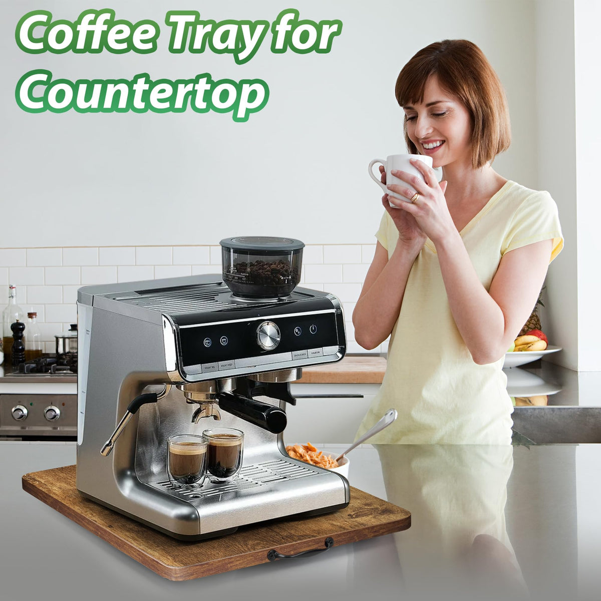 Fxacyem sturdy sliding tray supports up to 40 pounds for heavy appliances.