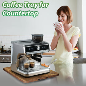 Fxacyem sliding tray for toasters and espresso machines simplifies repositioning
