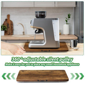 Fxacyem kitchen slider blends with rustic decor and practical storage.