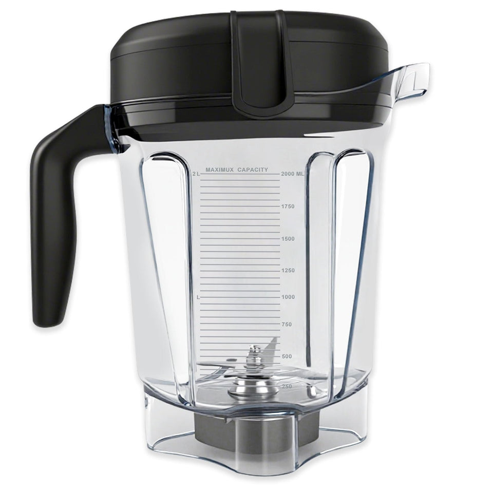 Fxsmgdy 64oz low-profile pitcher on counter ready for large-batch blends.