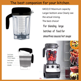 Fxsmgdy ergonomic handle provides secure grip during heavy blends.