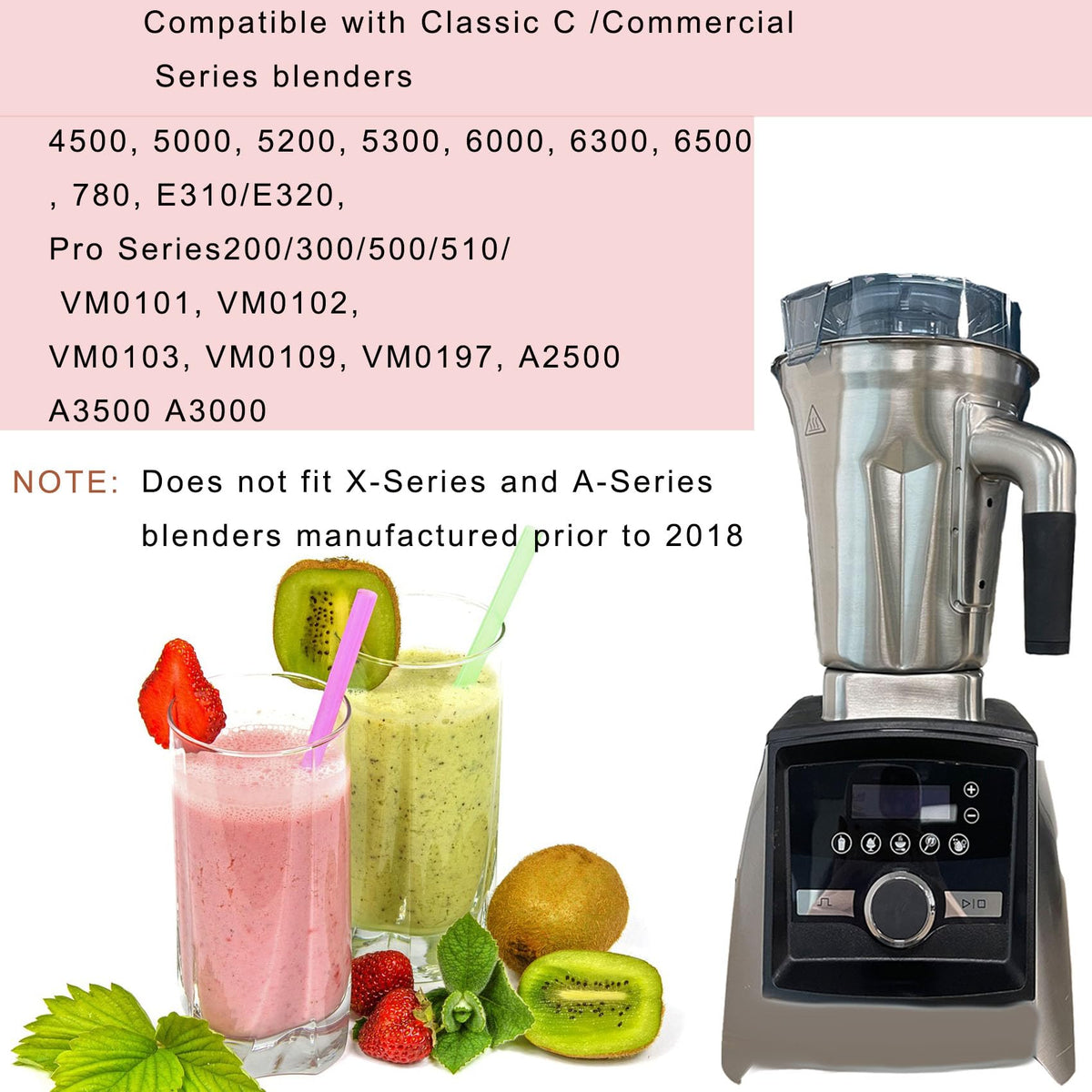 Fxsmgdy pitcher with lid ideal for high-volume smoothies