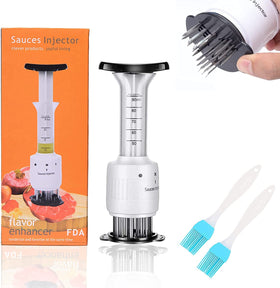 FYANER 2-in-1 meat injector and tenderizer delivering precise flavor penetration.