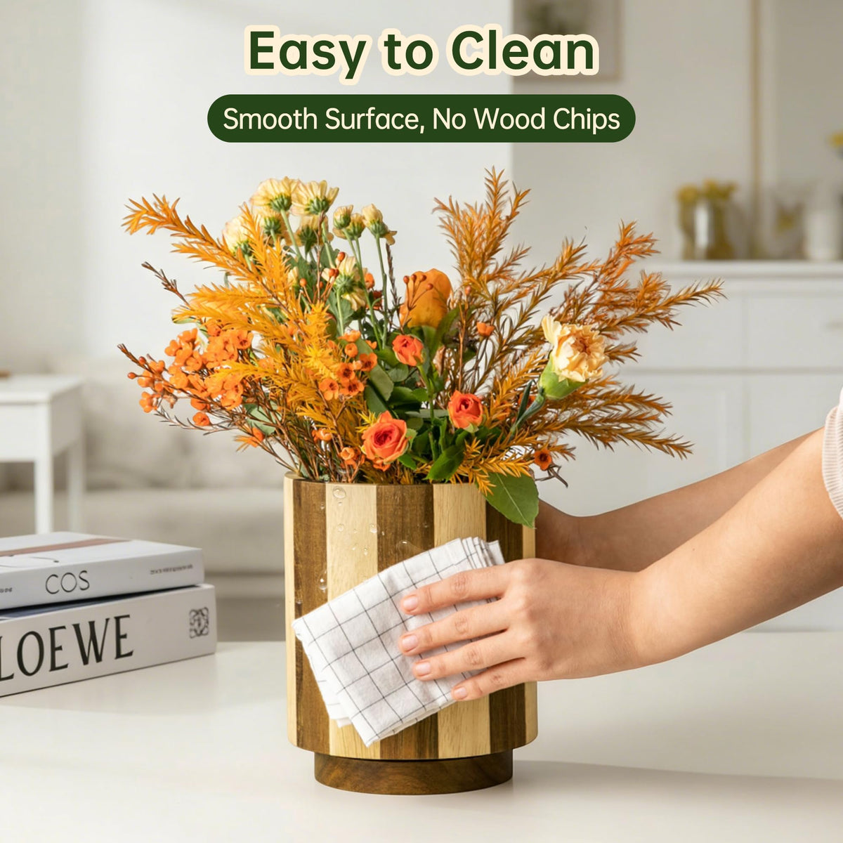 Fyctio clutter-free counter organizer keeps tools in reach.