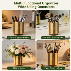 Fyctio sturdy stand for organized spatulas and spoons.