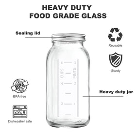 FyndraX heavy-duty glass construction stands up to daily kitchen use.