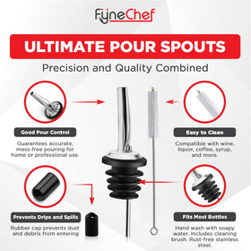 FYNECHEF 18/8 stainless steel ensures durable, rust-resistant performance over time