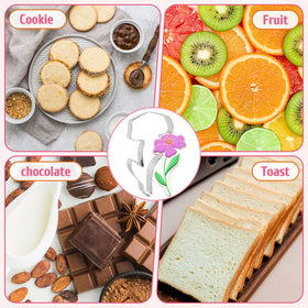 FYSUIMU additional floral cutter offers versatile cookie shapes.