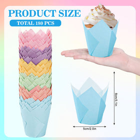 FYSUIMU blue pastel tulip liner for spring gatherings.