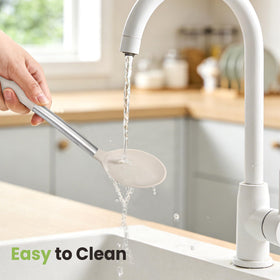 Fyvva ergonomic heat-resistant handle offers a comfortable non-slip grip
