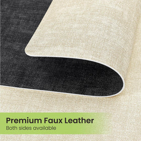 Fyvva placemats are easy to clean with a quick wipe.