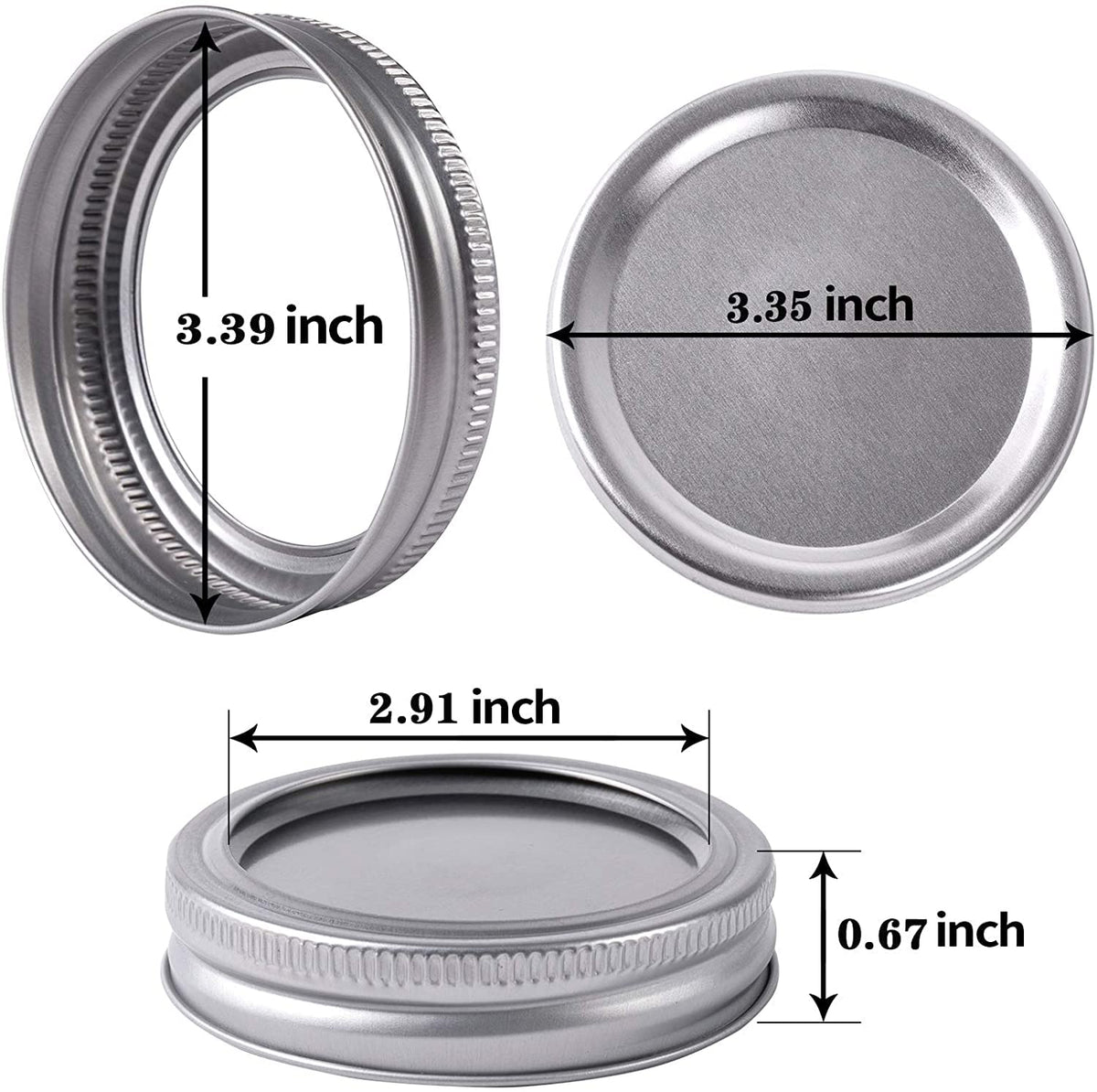 FZCWAHJK Ball/Kerr compatible lids for easy reuse and storage
