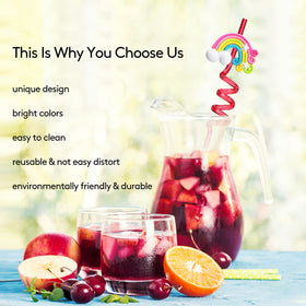 FZR Legend rainbow cloud straw style 5, child-friendly party favor option.