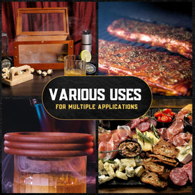 G & J's Finest oak wood chips for bold whiskey smoke.