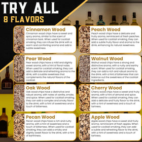 G & J's Finest pear wood chips for lighter fruit-forward smoke.