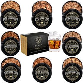 G & J's Finest pecan wood chips for smoky cocktails and bourbon.