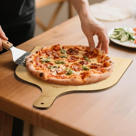 Beveled edge on the G.a HOMEFAVOR peel enables smooth insertion.