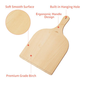 G.a HOMEFAVOR wooden board serves as serving platter for bread and cheese.