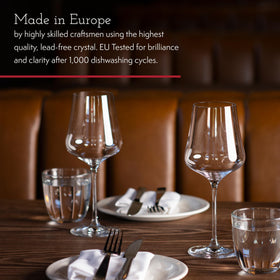 Gabriel-Glas StandArt 16oz capacity ideal for generous pours.