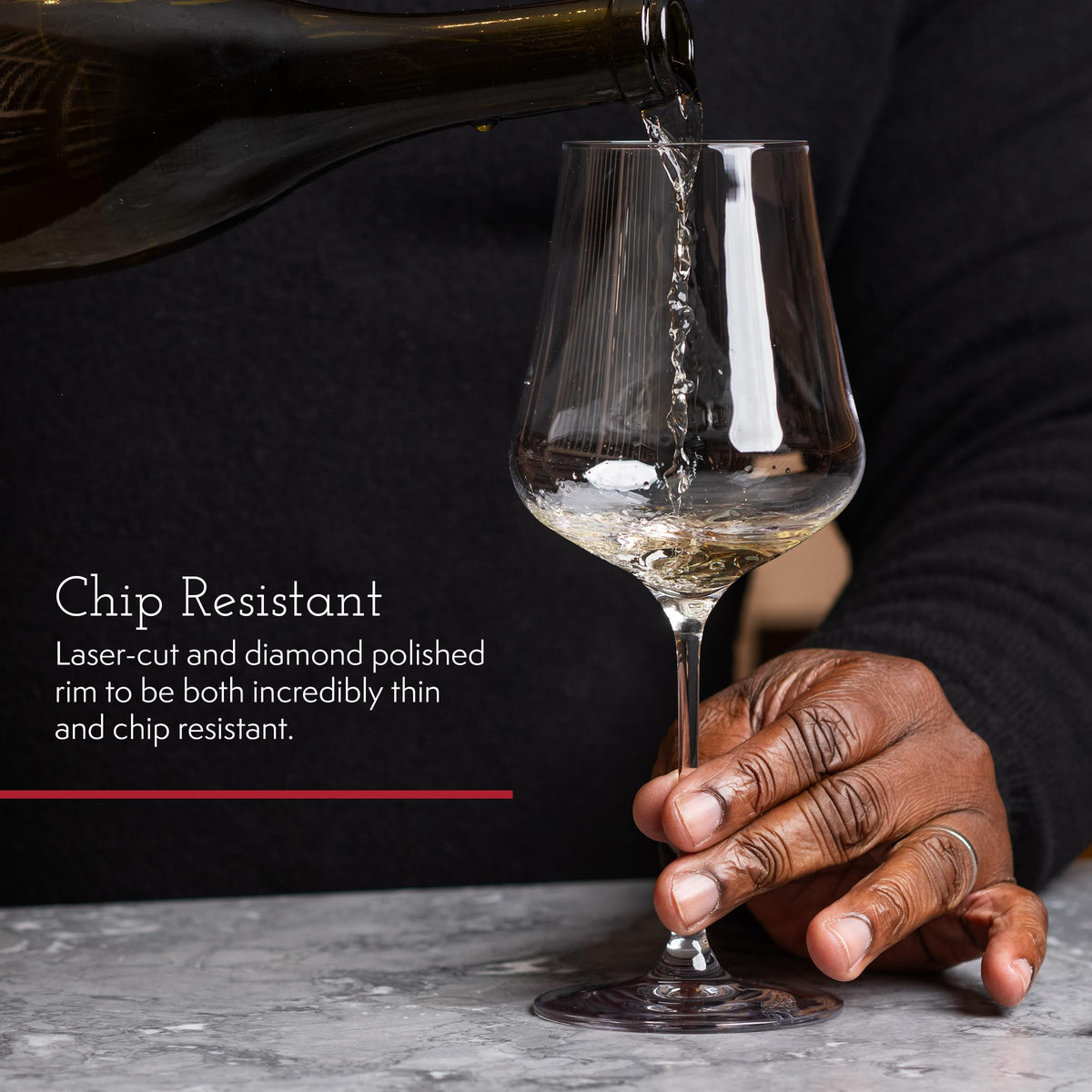Gabriel-Glas StandArt dishwasher-safe crystal for easy care.