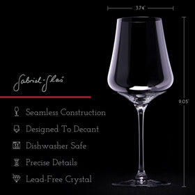 Gabriel-Glas StandArt Edition crystal-detail close-up highlights clarity and wine color