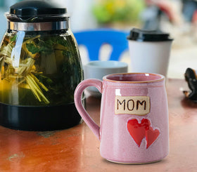 GABROC Mom Mug shown as a thoughtful birthday or Mother's Day gift