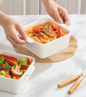 Gacoree compact stackable design keeps kitchen organized and neat.