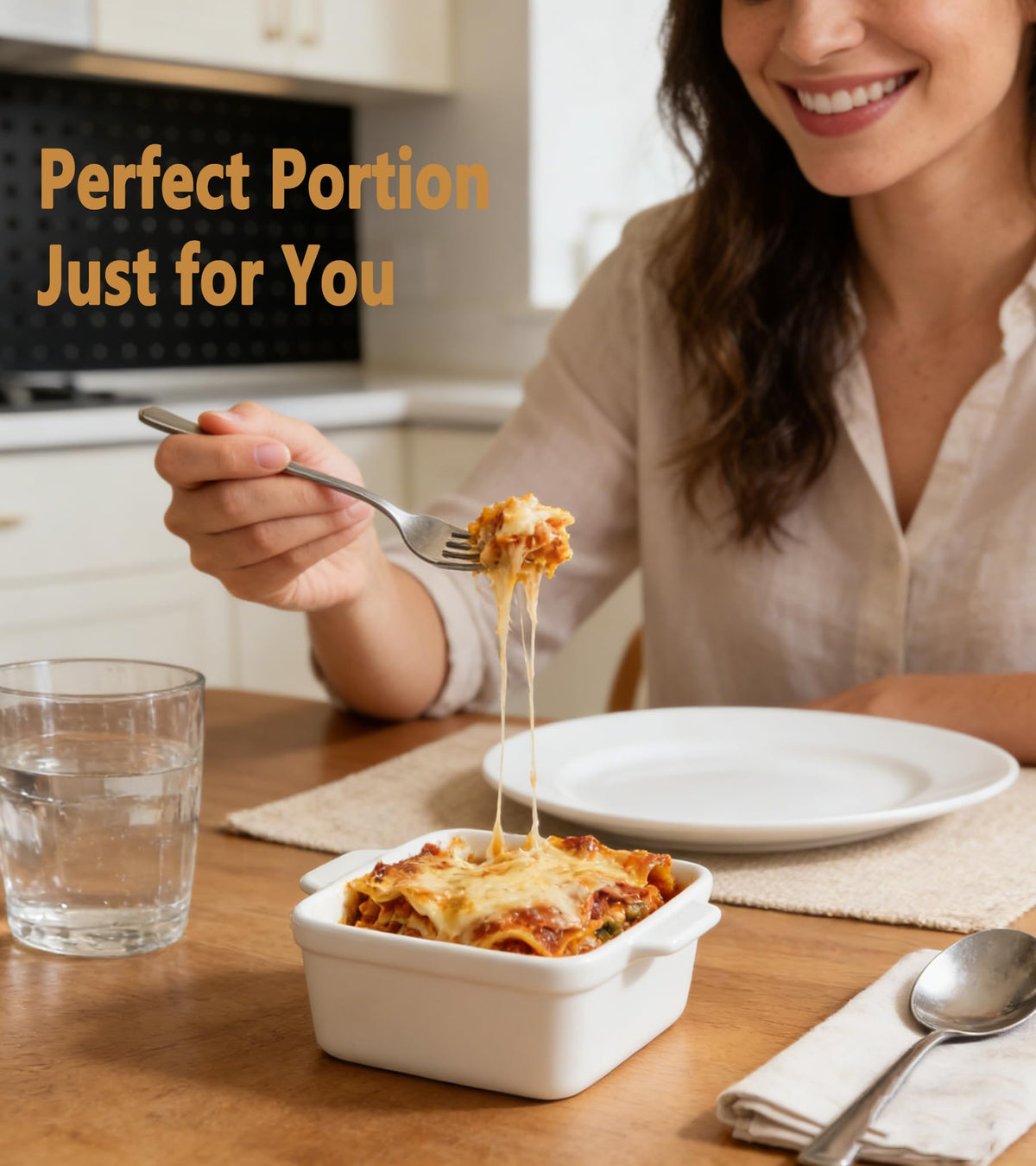 Gacoree lasagna or dessert baked directly in ramekins.