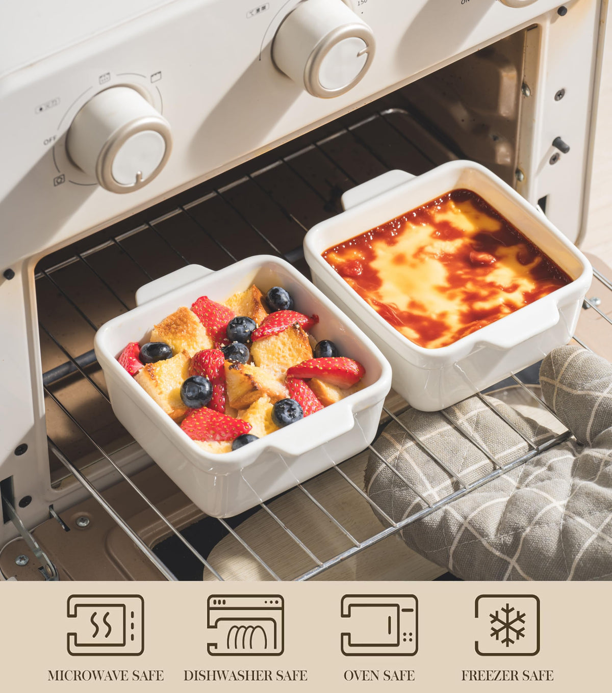 Gacoree portion-control ramekins ideal for single servings.