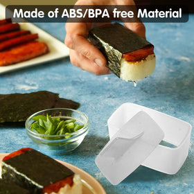 Non-stick surface of Gadget Beyond Musubi mold for easy release