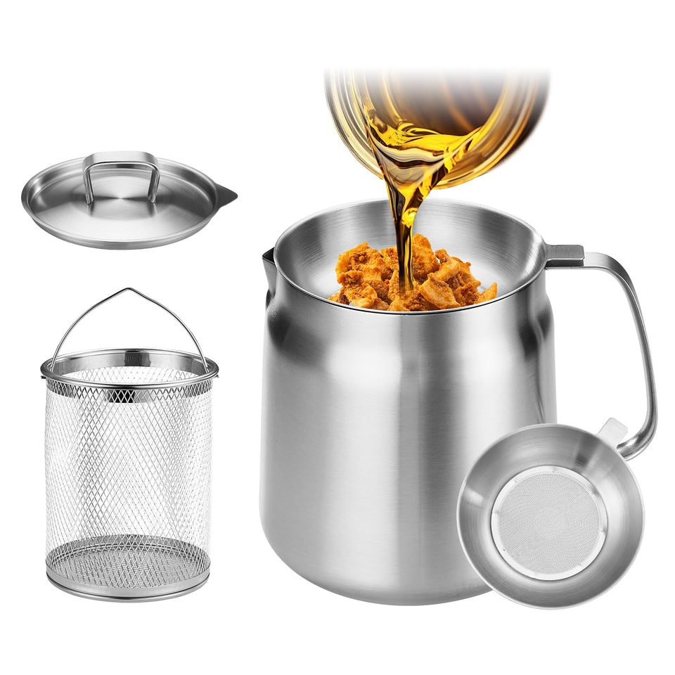 GADO 119oz deep fryer pot for family meals in a compact kitchen