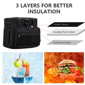 Gafetrey leakproof inner lining prevents spills and is easy to clean.