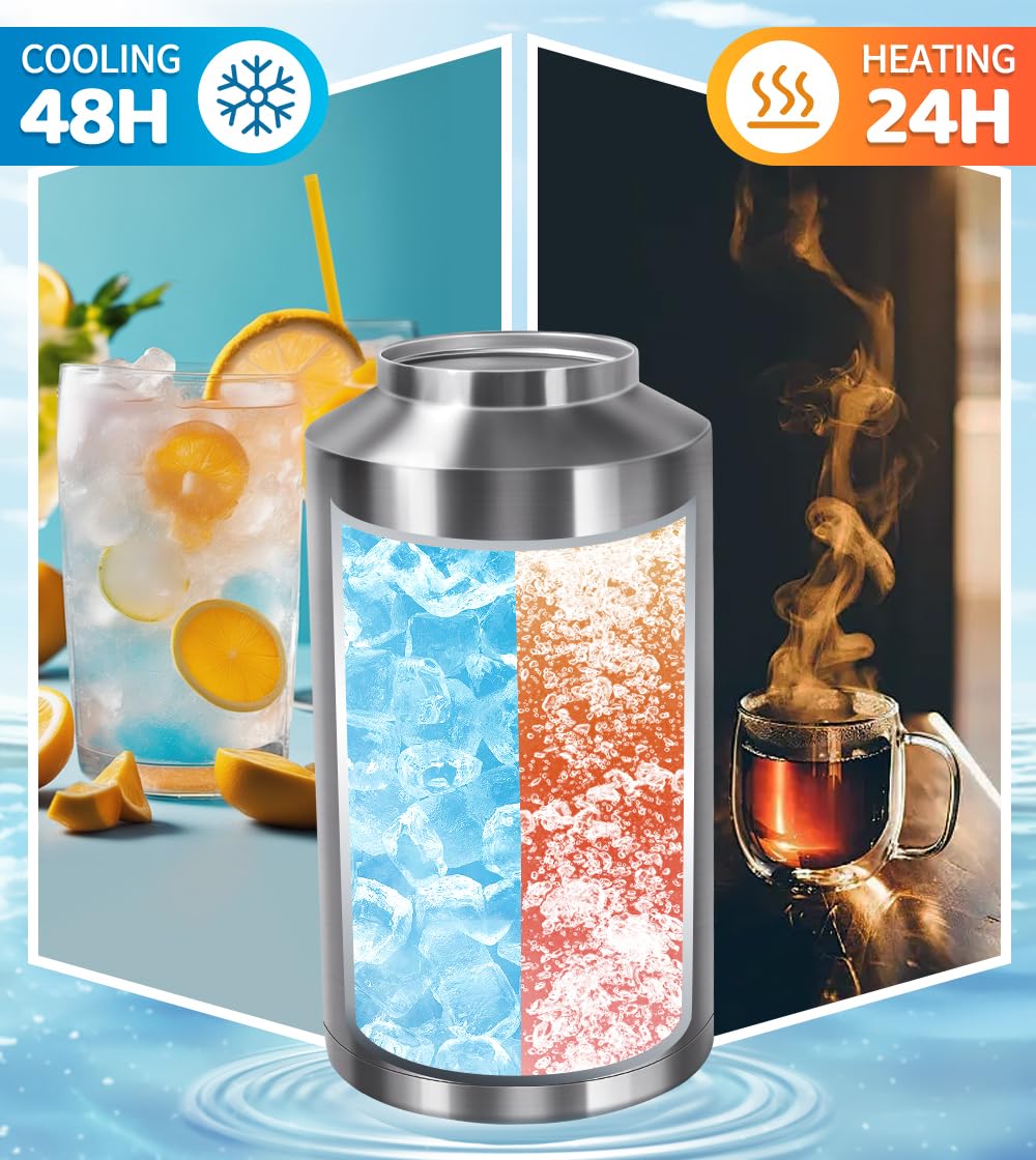 GAGANIU leakproof dual lids prevent spills during travel.