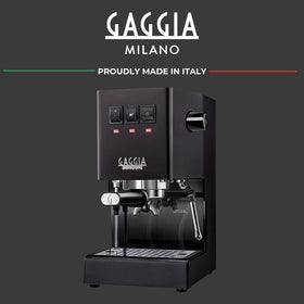 Gaggia Classic Evo Pro filter baskets show versatile brewing for grounds or pods.