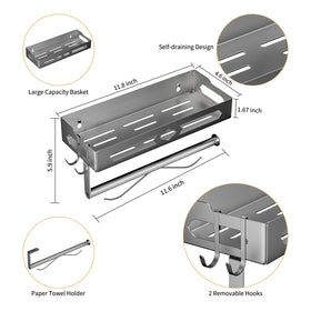 GAGUIUP adhesive or screw installation with included hardware