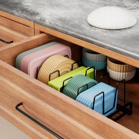 GAGUIUP carbon steel construction offers durable kitchen storage.