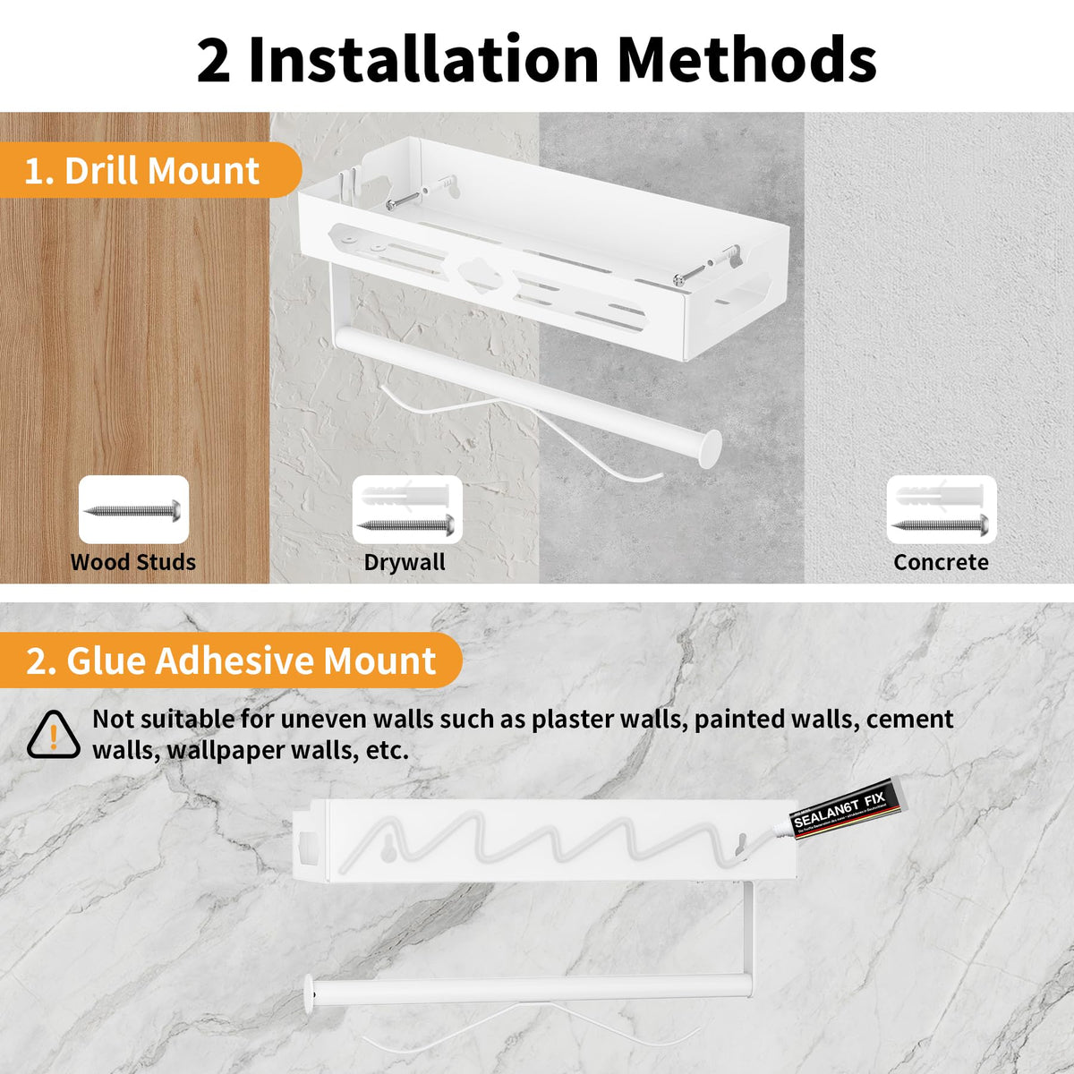 GAGUIUP versatile solution for bathroom, kitchen, RV, or garage organization.